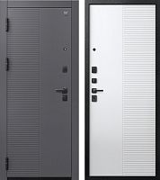 Центурион В-18 Чёрный муар+МДФ Кашемир графит - Кашемир белый